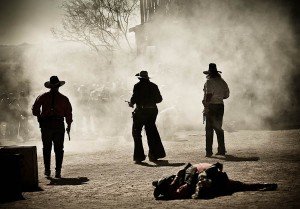 Goldfield ghost town gun fight