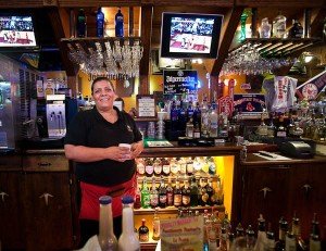 Waitress at Poncho McGillicuddy's in Williams Arizona