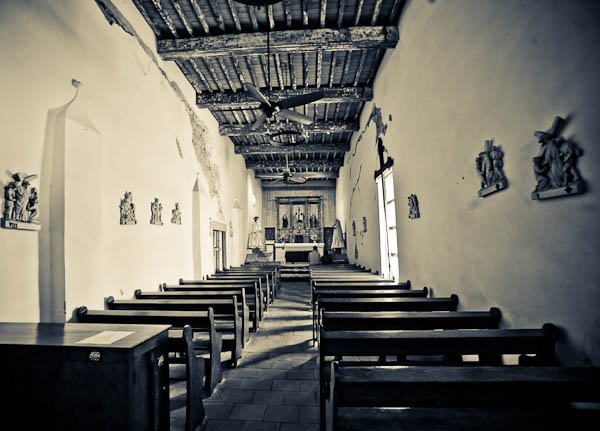 Inside Mission San Juan