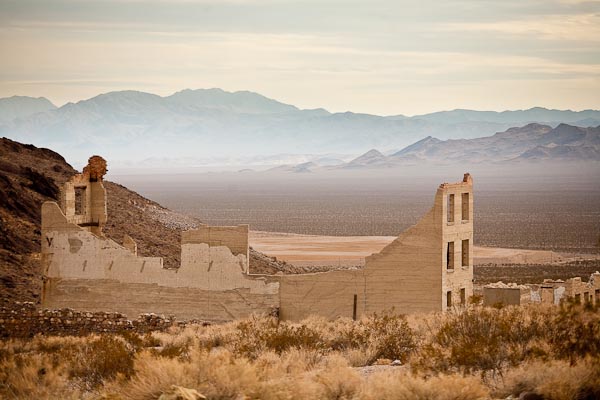 Rhyolite ghost town