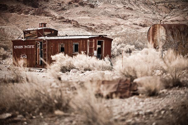 Rhyolite ghost town