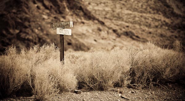 Rhyolite ghost town