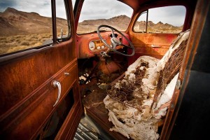 Rhyolite ghost town