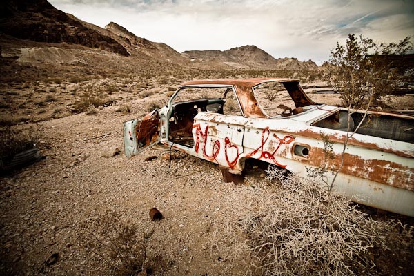 Rhyolite ghost town