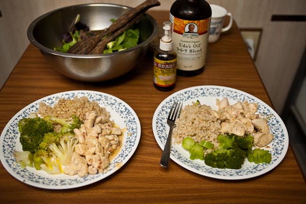 RVBlog-0076 meal in RV