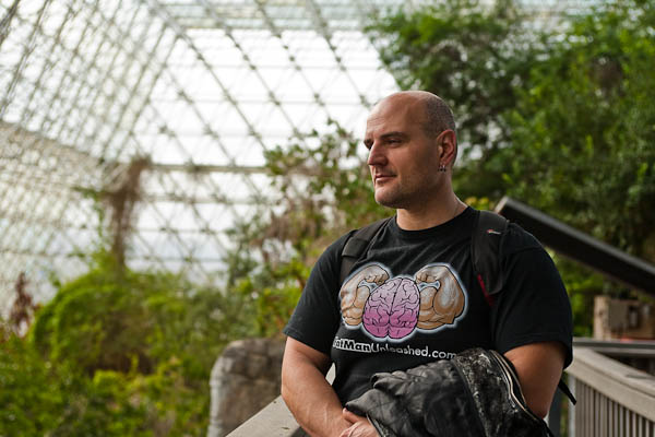 Biosphere 2 inside rain forest