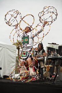 Moontee Sinquah hoop dancer