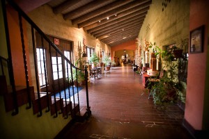 La Posada Hotel hallway photograph