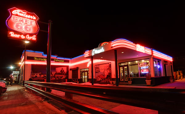 HDR photography route 66 williams arizona