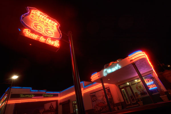 Route 66 Diner Williams Tone Mapped