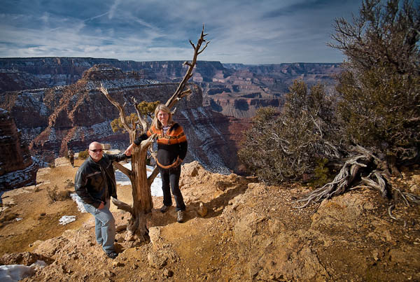 Rob and Darlene at the Grand Canyon Rob and Darlene at the Grand Canyon