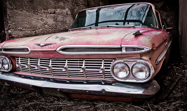 Old Chevrolet car in Bisbee 2