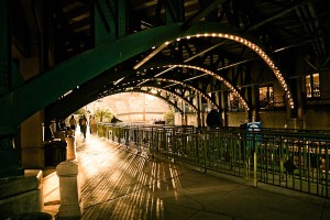 tour boat pier on Riverwalk San Antonio