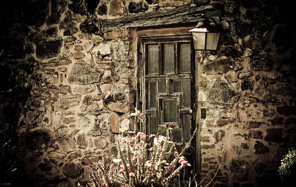 doorway in stone