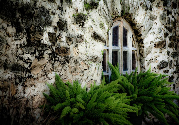 Window in stone