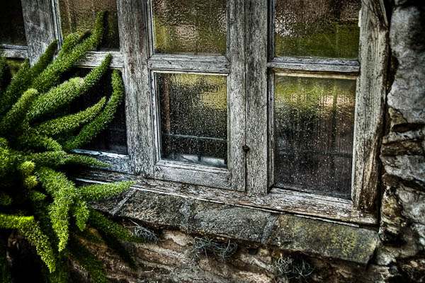 Mission Espada Tonemapped window photograph