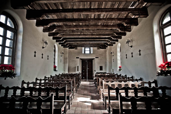 Inside the Spanish Mission Espada