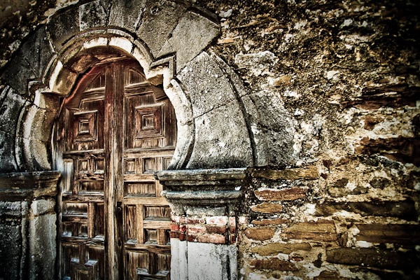 Mission Espada doorway