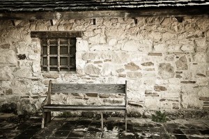 bench under window