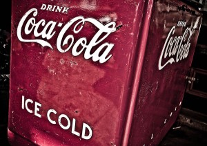 antique coke machine