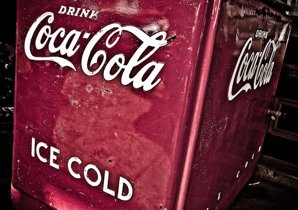 antique coke machine
