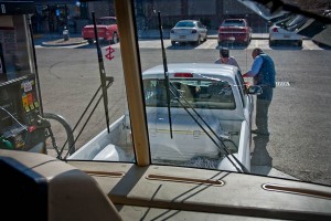 blocked in at lordsburg new mexico gas station