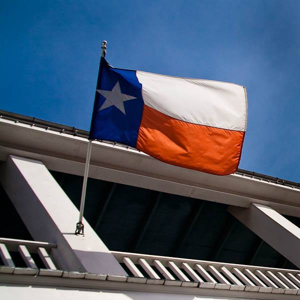texas flag in goliad