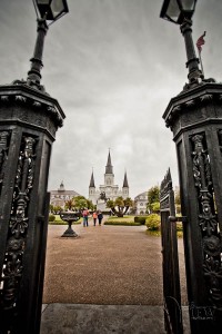gate into Jackson Square