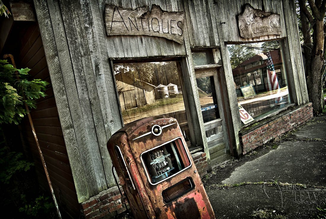 Funks Grove antique store in Funks Grove on Route 66 in Illinois